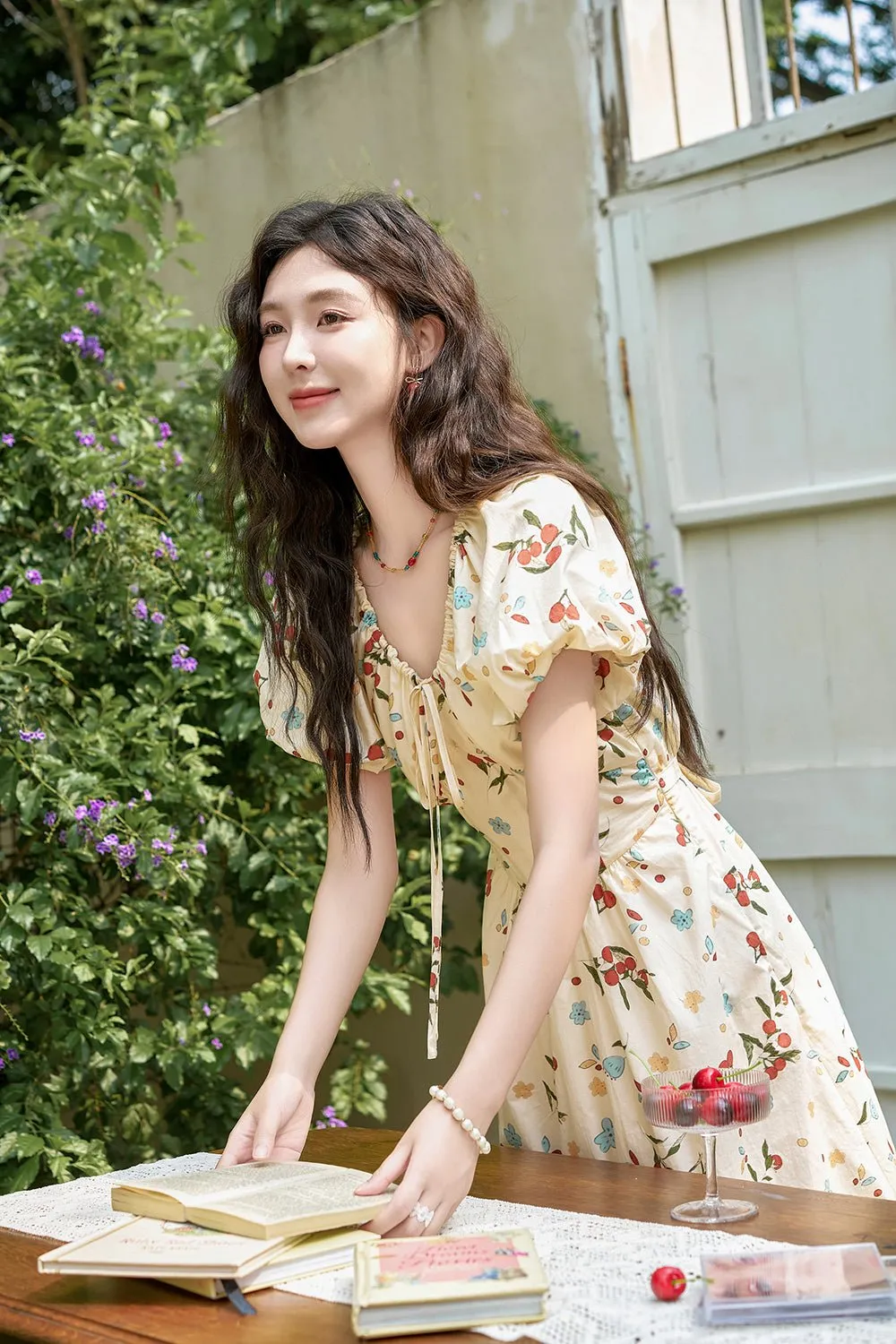 A-line Floral Maxi Dress for Women