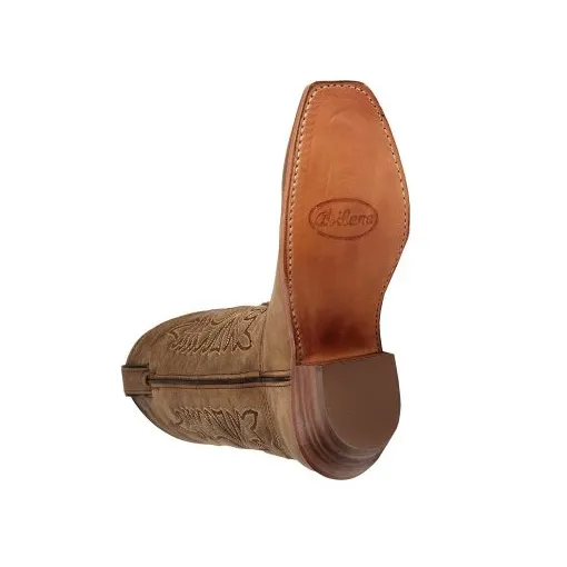 Abilene Ladies Oiled Cowhide Cowgirl Boot Square Toe 9011