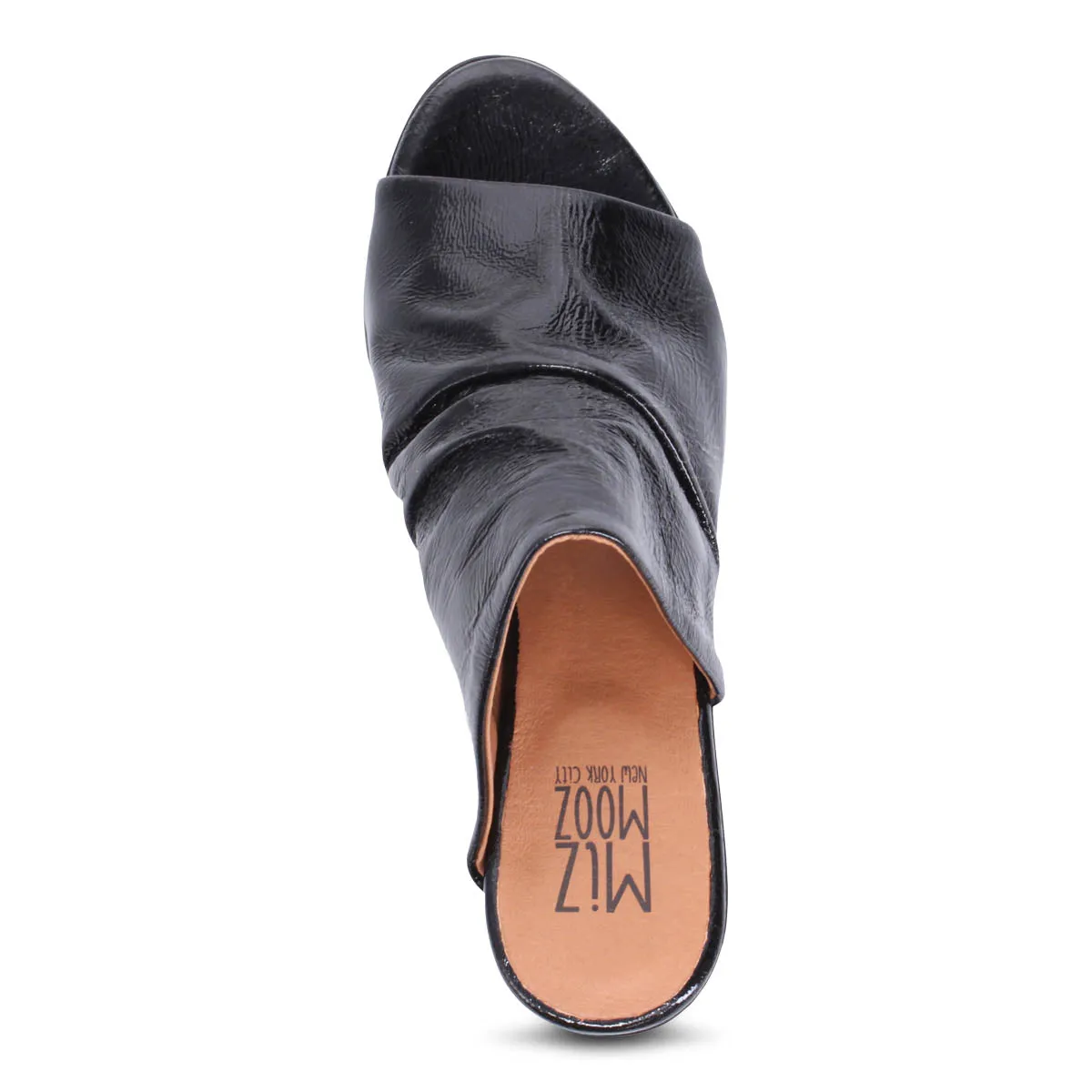 Ainsely Patent Heeled Slide