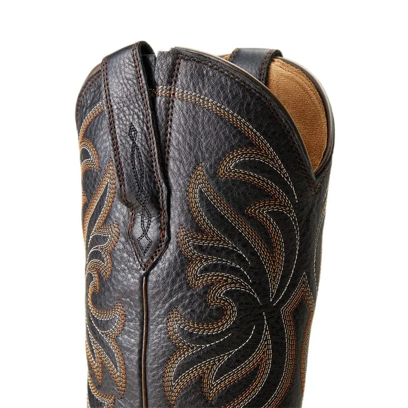 Ariat Women's Heritage Black Deertan Stretchfit J Toe Western Boots 10051050