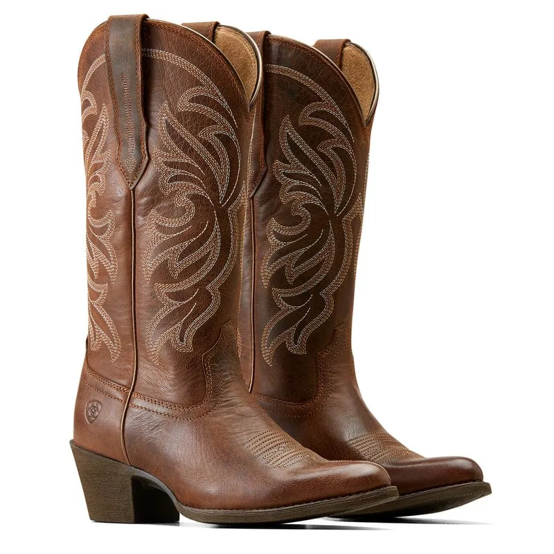 Ariat Women's Heritage Sassy Brown Stretchfit J Toe Western Boots 10051051