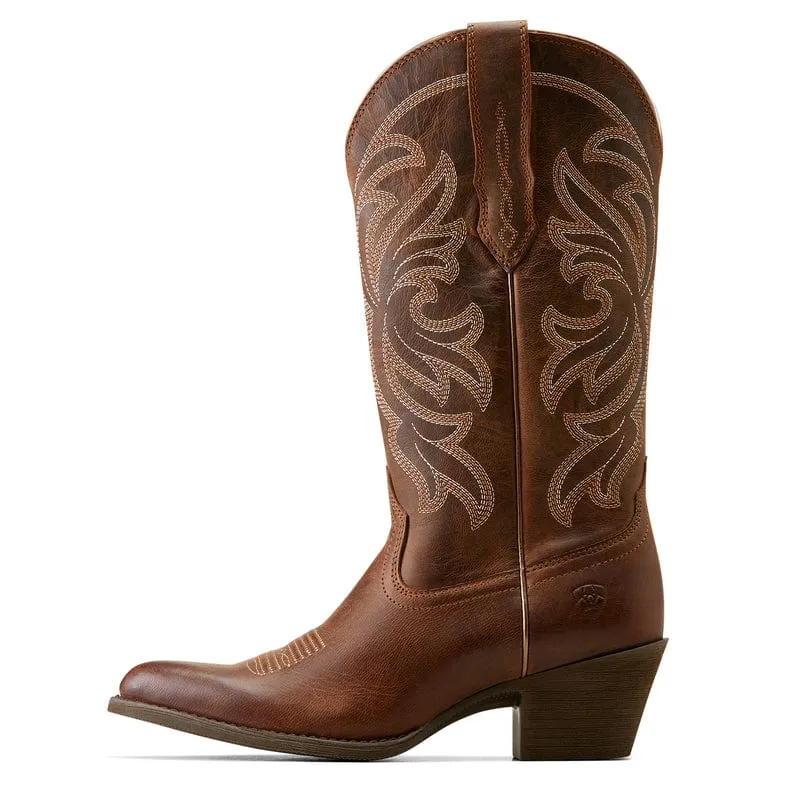 Ariat Women's Heritage Sassy Brown Stretchfit J Toe Western Boots 10051051