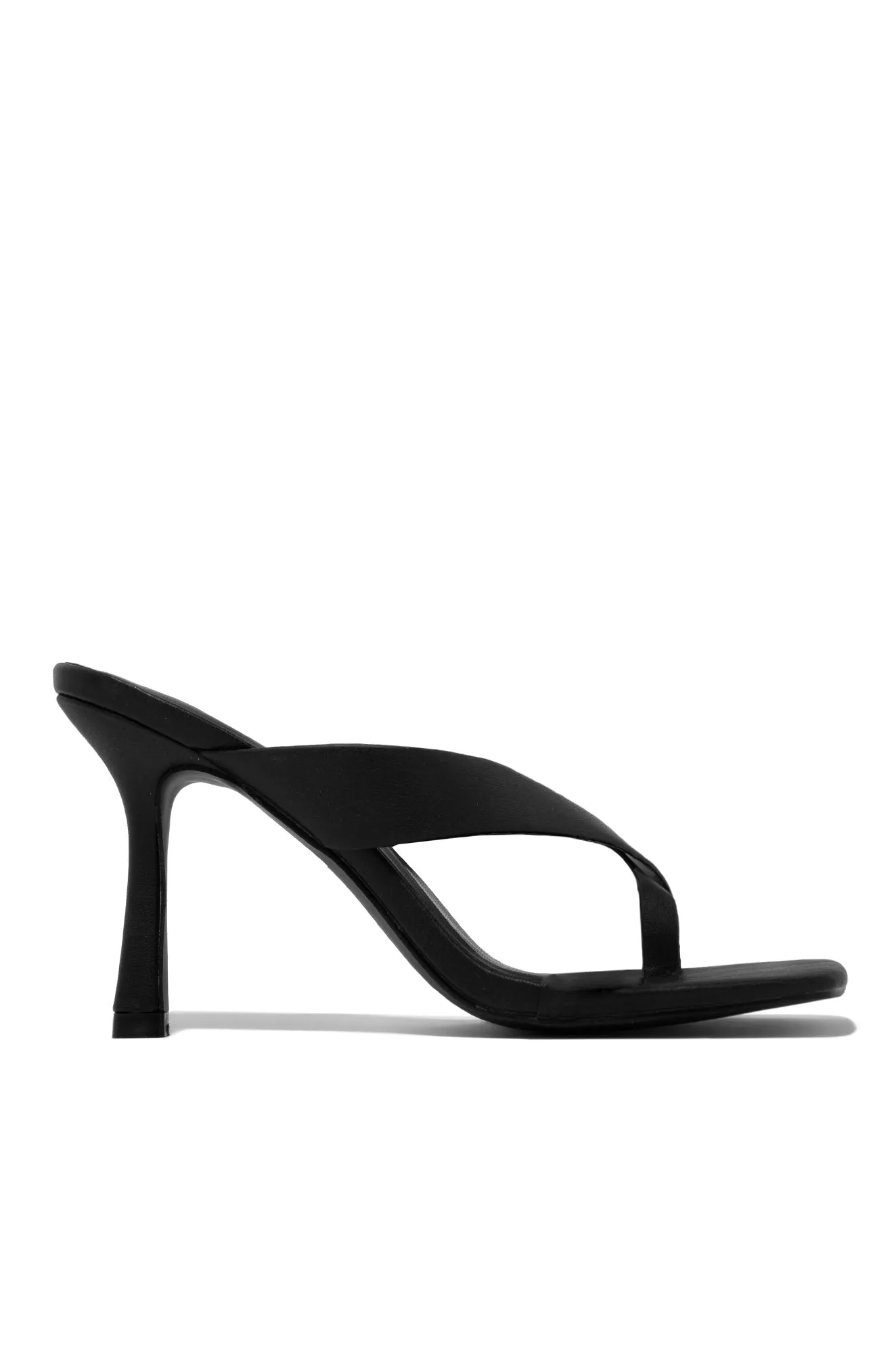 Armani Mid Heel Mules - Black