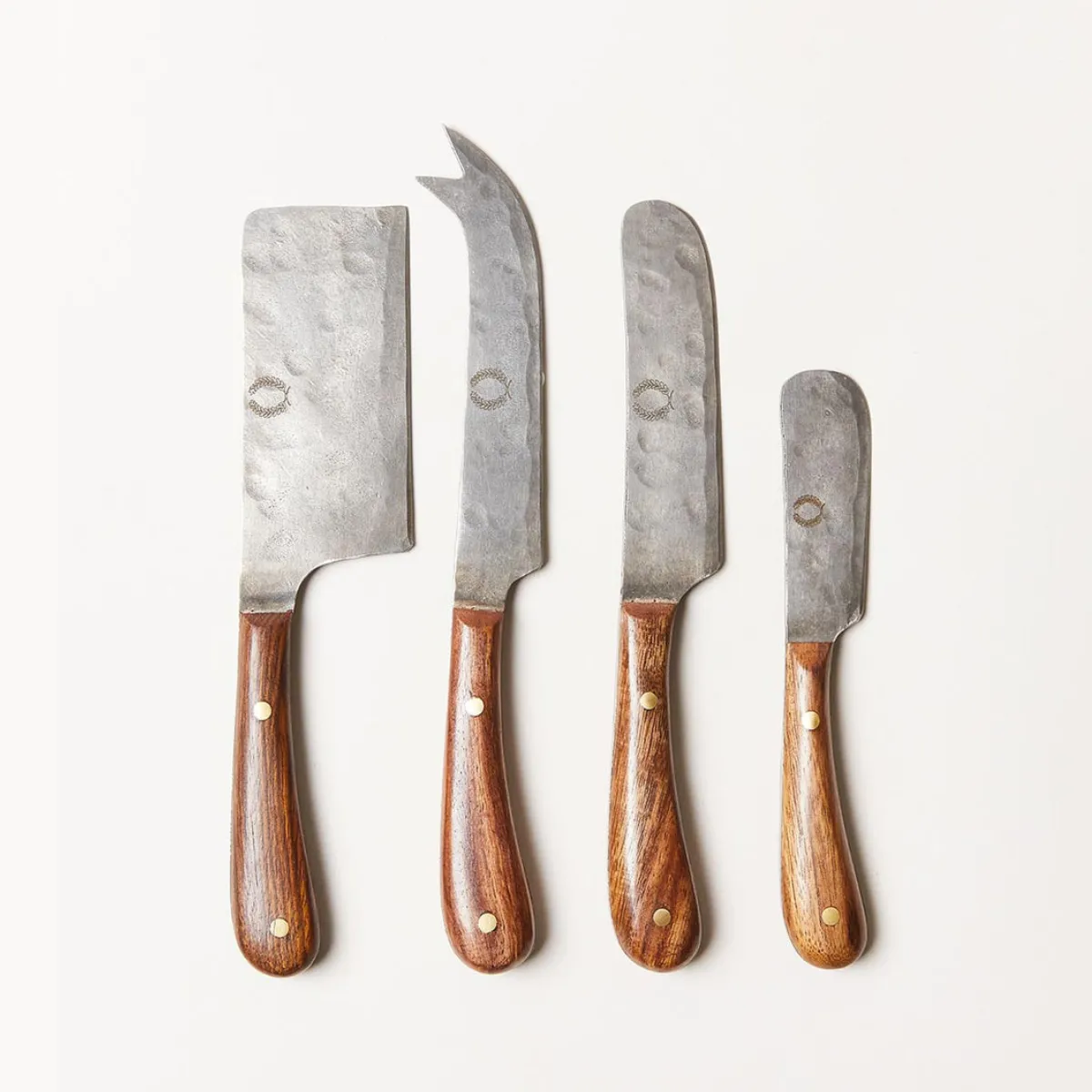 Artisan Forged Cheese Knives (Set of 4)