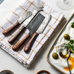 Artisan Forged Cheese Knives (Set of 4)