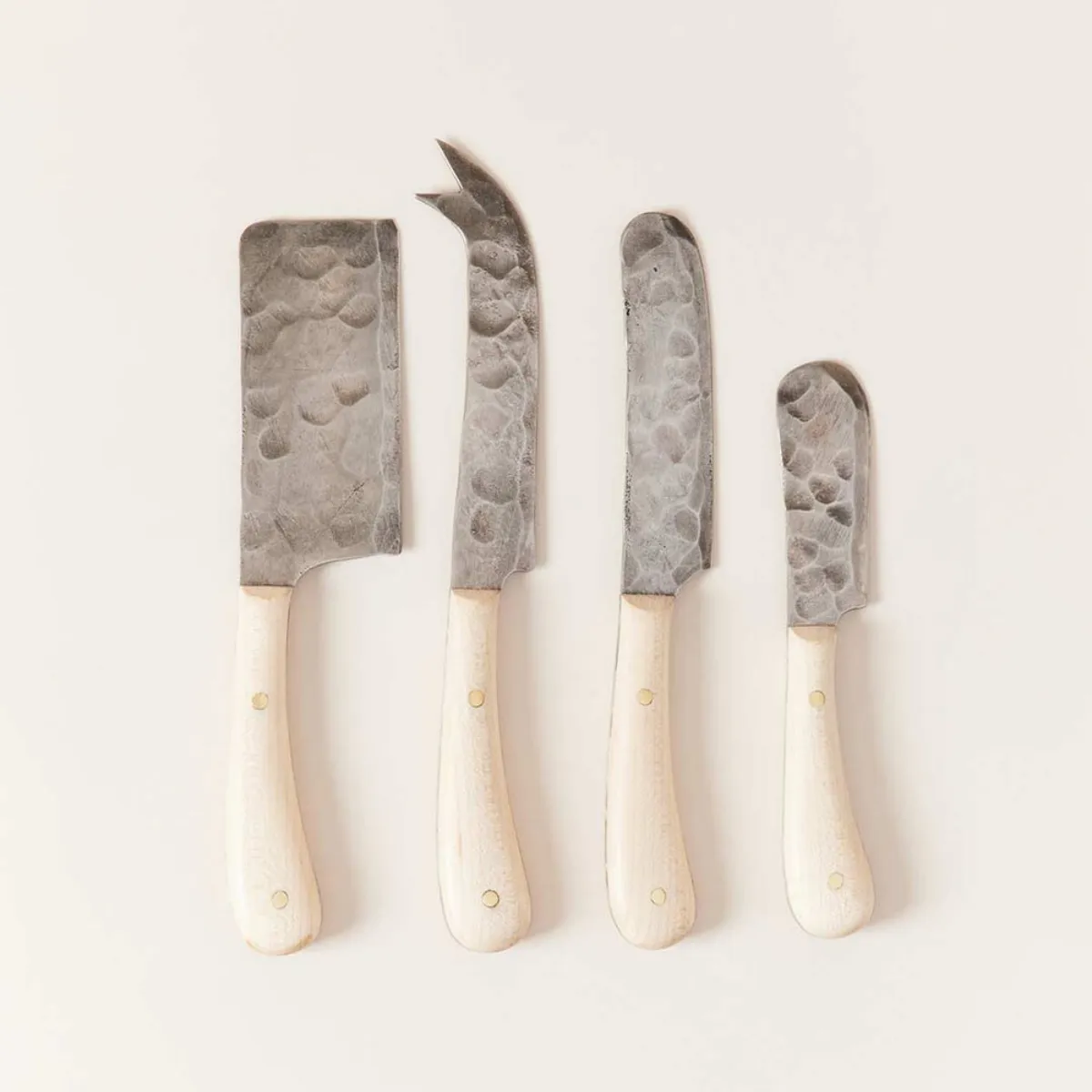 Artisan Forged Cheese Knives (Set of 4)