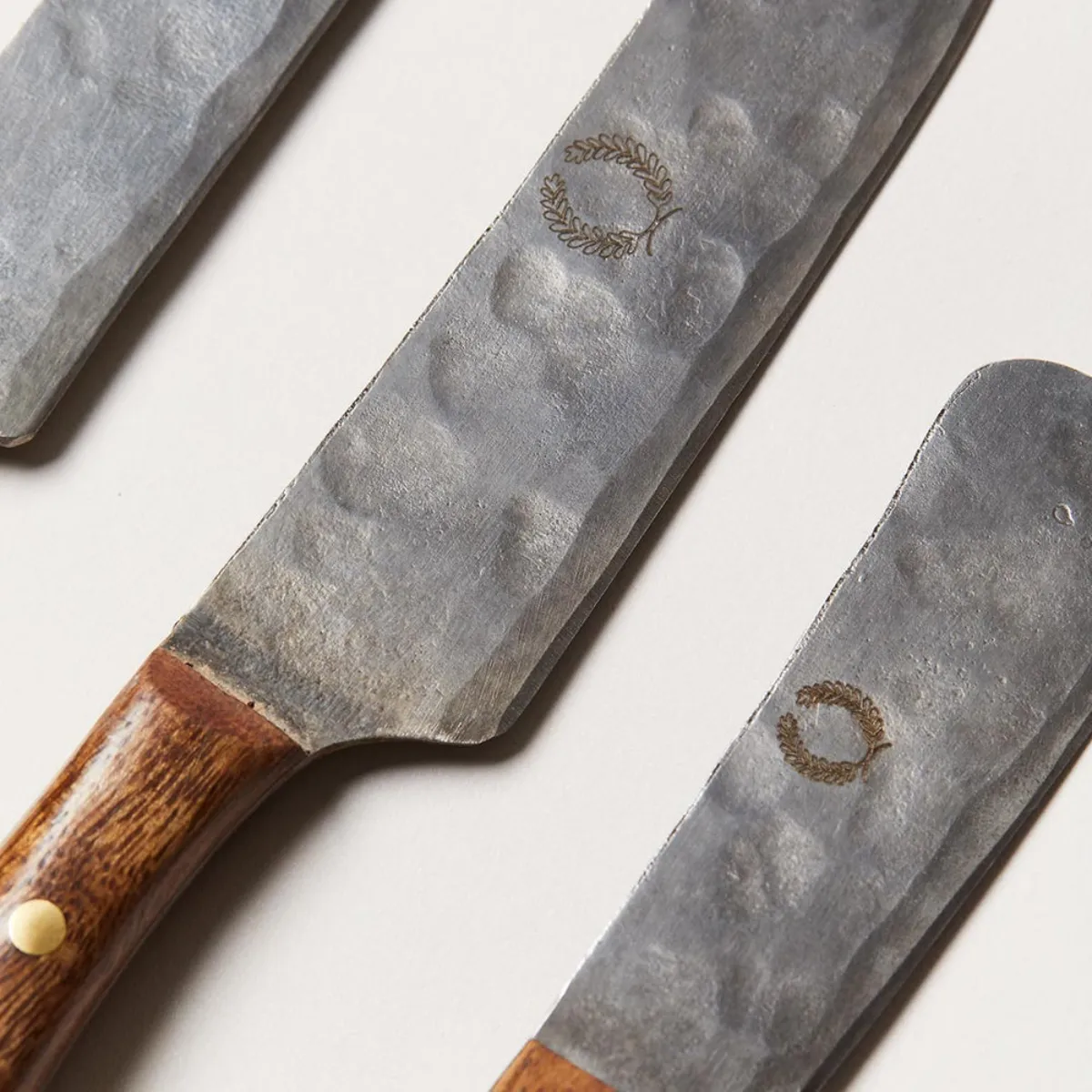 Artisan Forged Cheese Knives (Set of 4)
