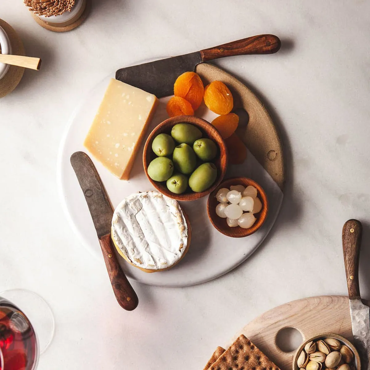 Artisan Forged Cheese Knives (Set of 4)