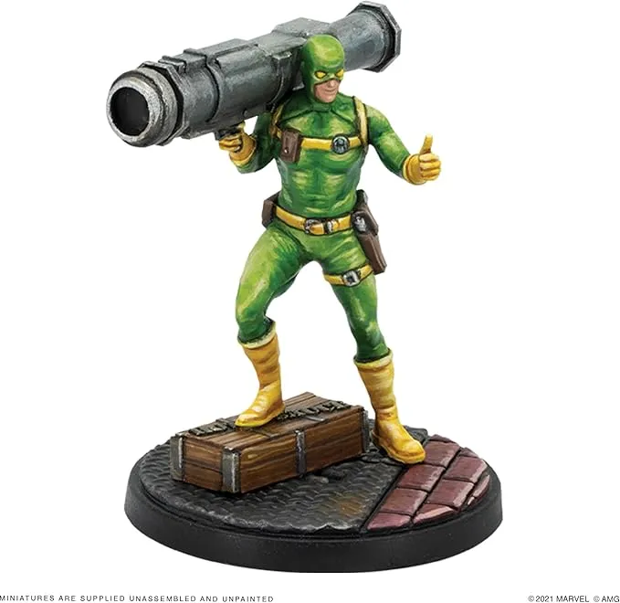 Atomic Mass Games Marvel Crisis Protocol Deadpool & Hydra Agent Bob Character Pack Marvel Miniatures Strategy Game Ages 14 