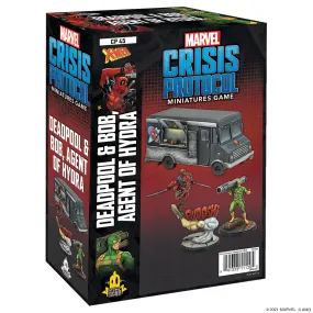 Atomic Mass Games Marvel Crisis Protocol Deadpool & Hydra Agent Bob Character Pack Marvel Miniatures Strategy Game Ages 14 