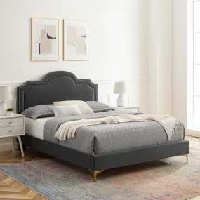 Aviana Performance Velvet Bed by Modway