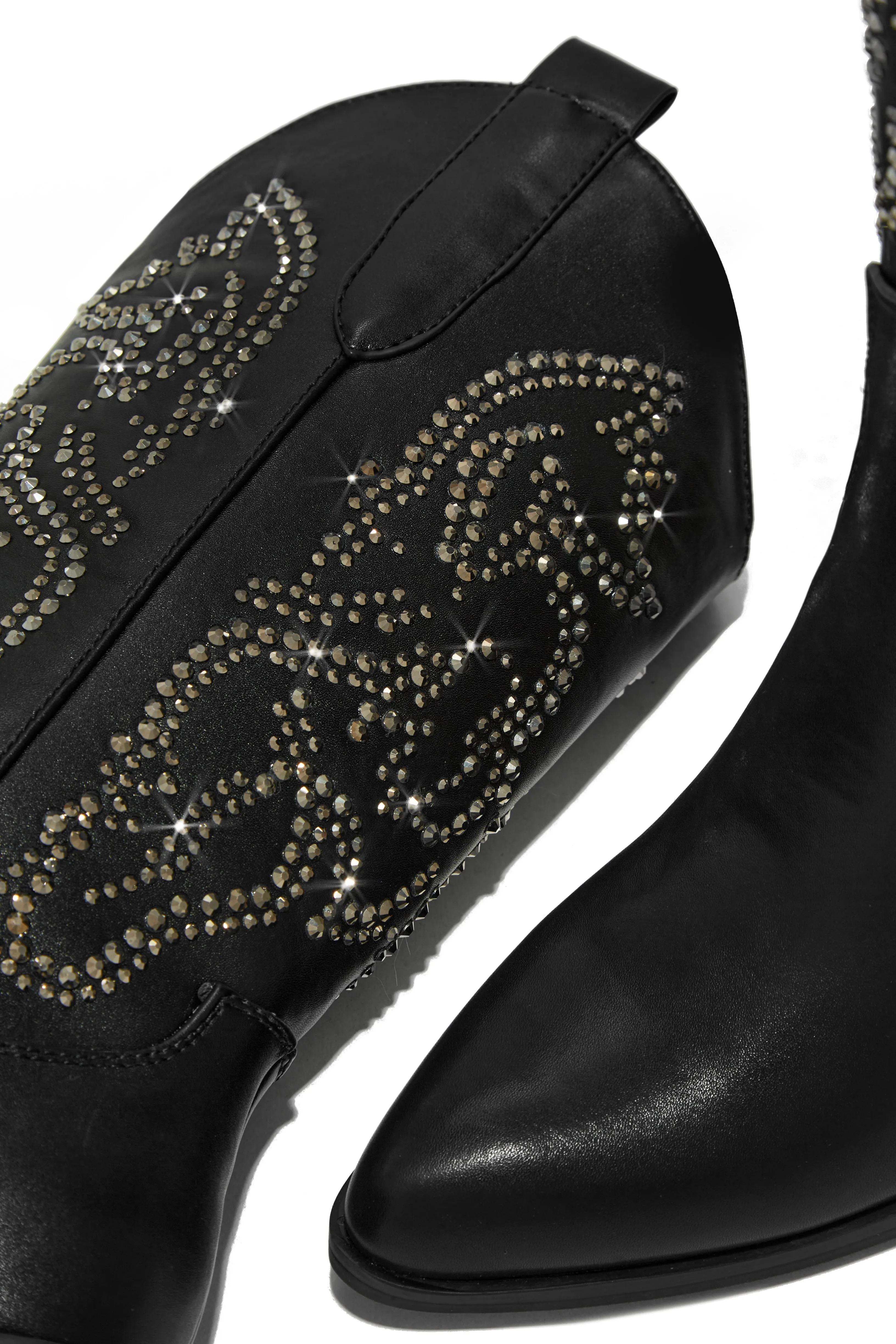 Best In The West Embellished Cowgirl Boots - Black