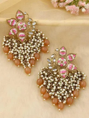 Brown Chakrika Dangler Earrings