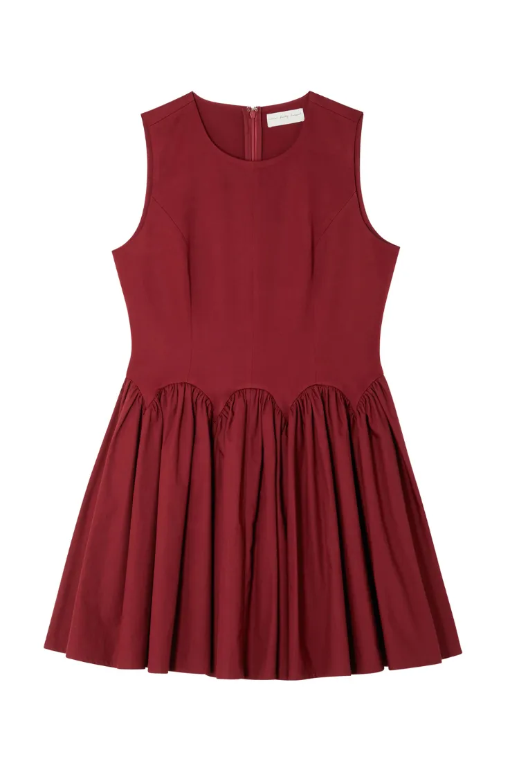Burgundy Mini Monika Dress Petite