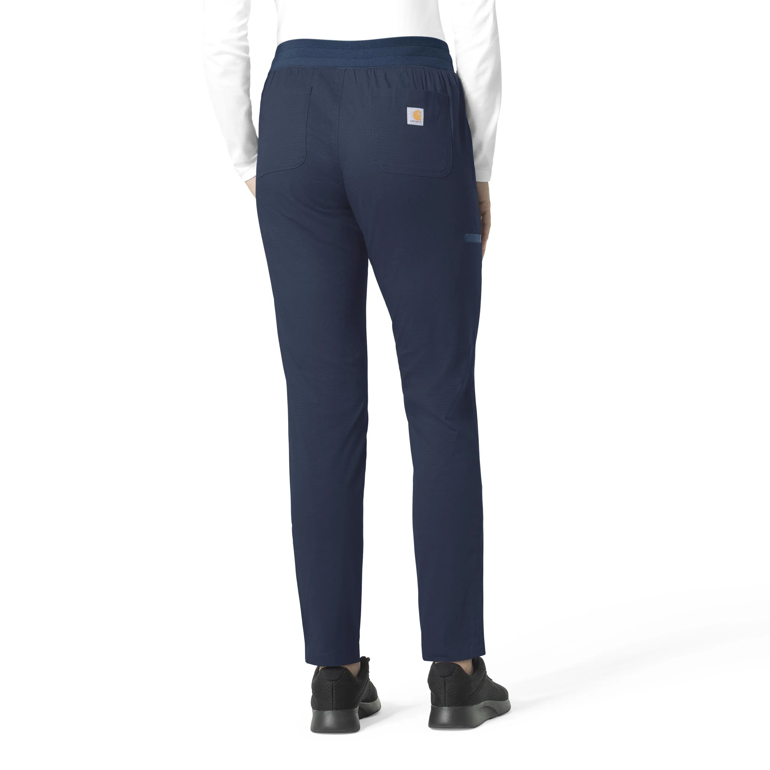 Carhartt Rugged Flex Ripstop Women's Utility Cargo Scrub Pant - Navy