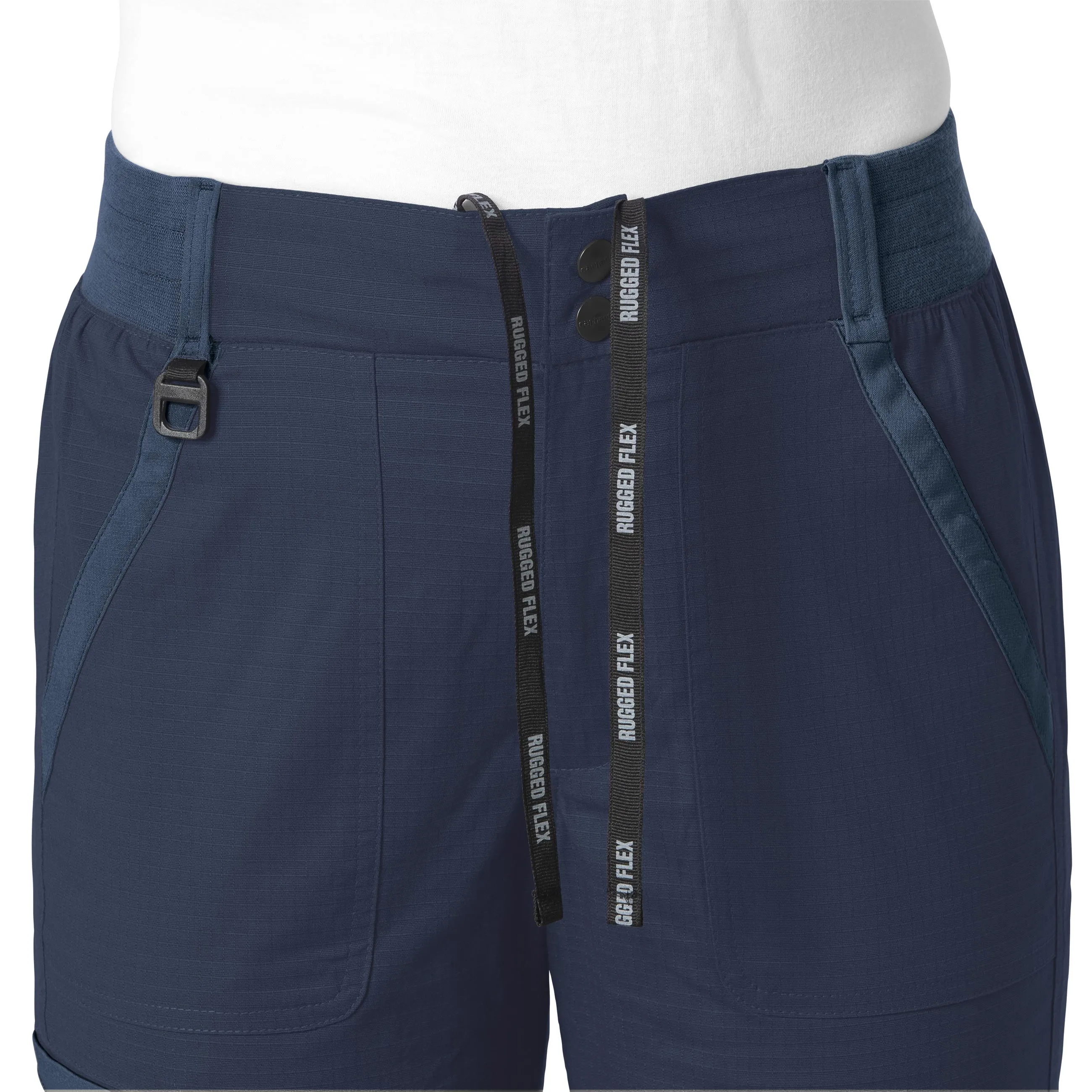 Carhartt Rugged Flex Ripstop Women's Utility Cargo Scrub Pant - Navy