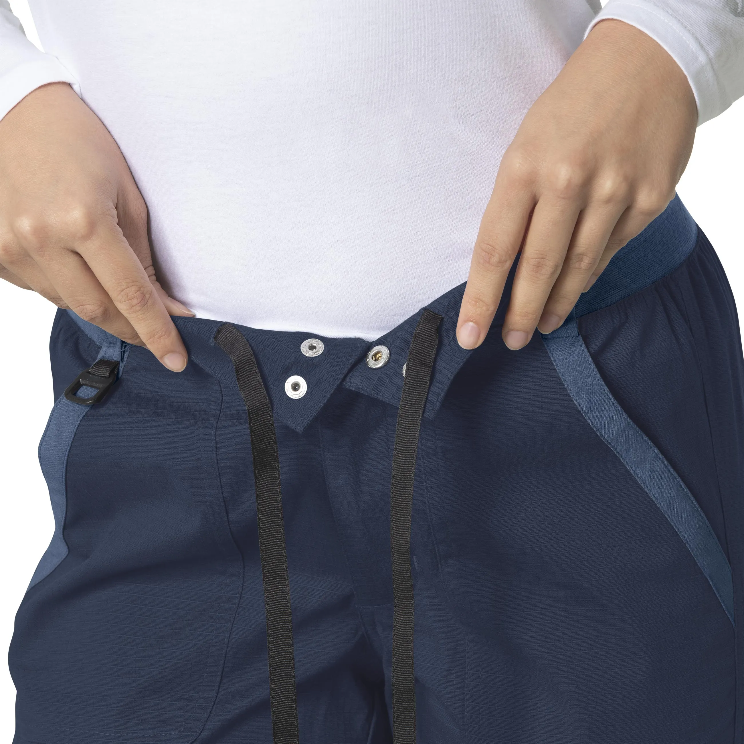 Carhartt Rugged Flex Ripstop Women's Utility Cargo Scrub Pant - Navy