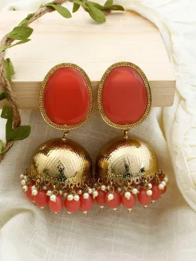 Coral Magna Shesha Jhumkis