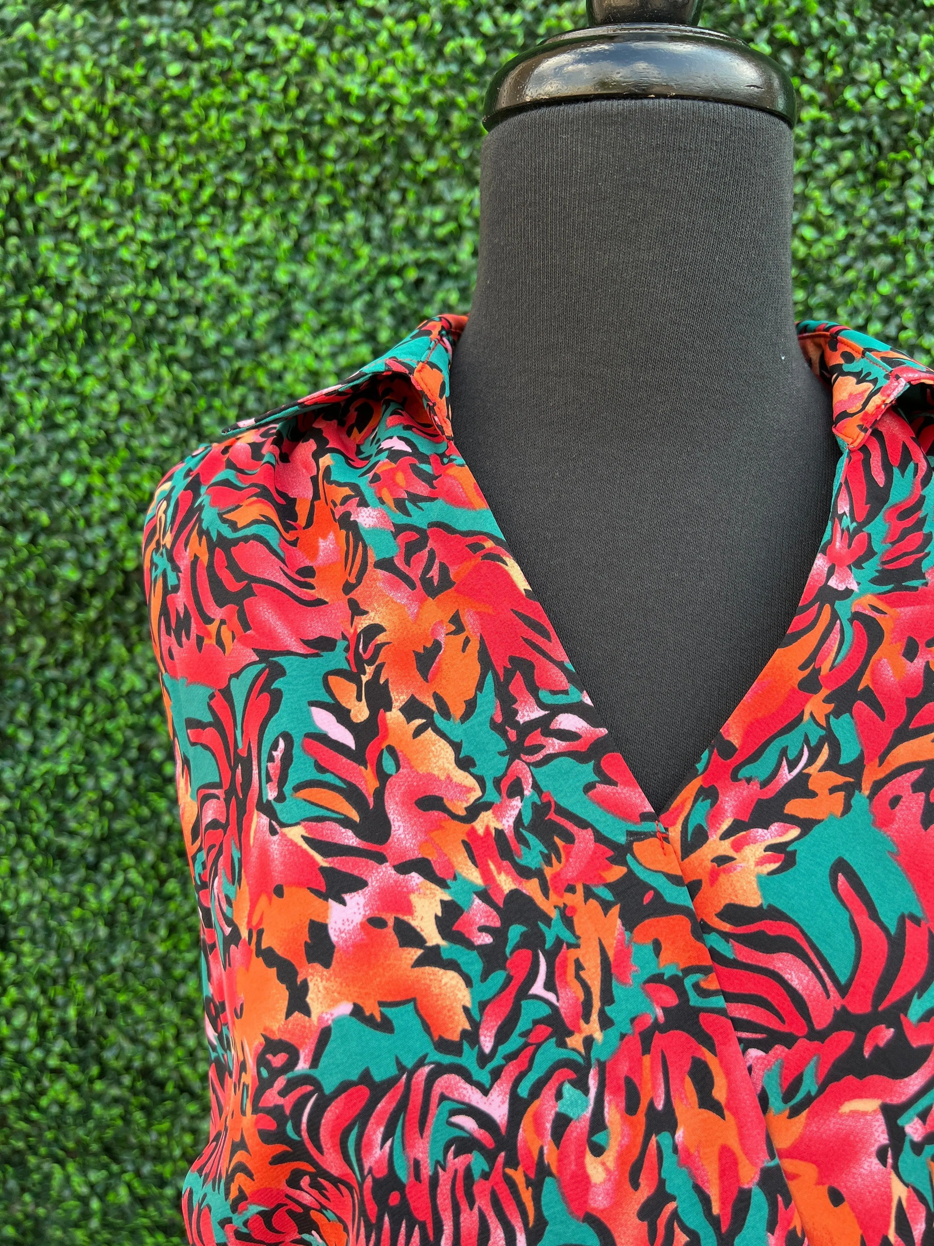 Floral Fire Dress