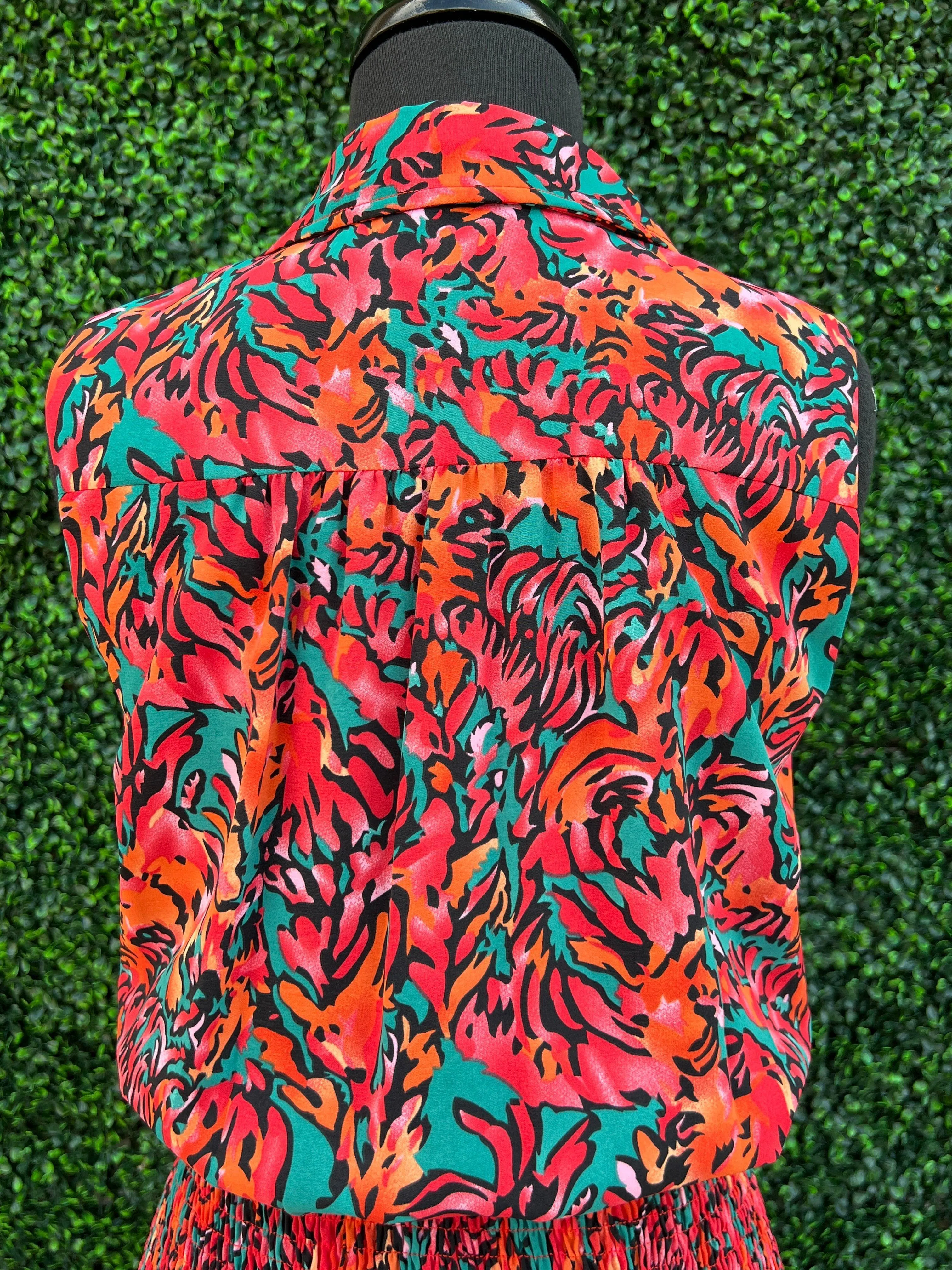 Floral Fire Dress