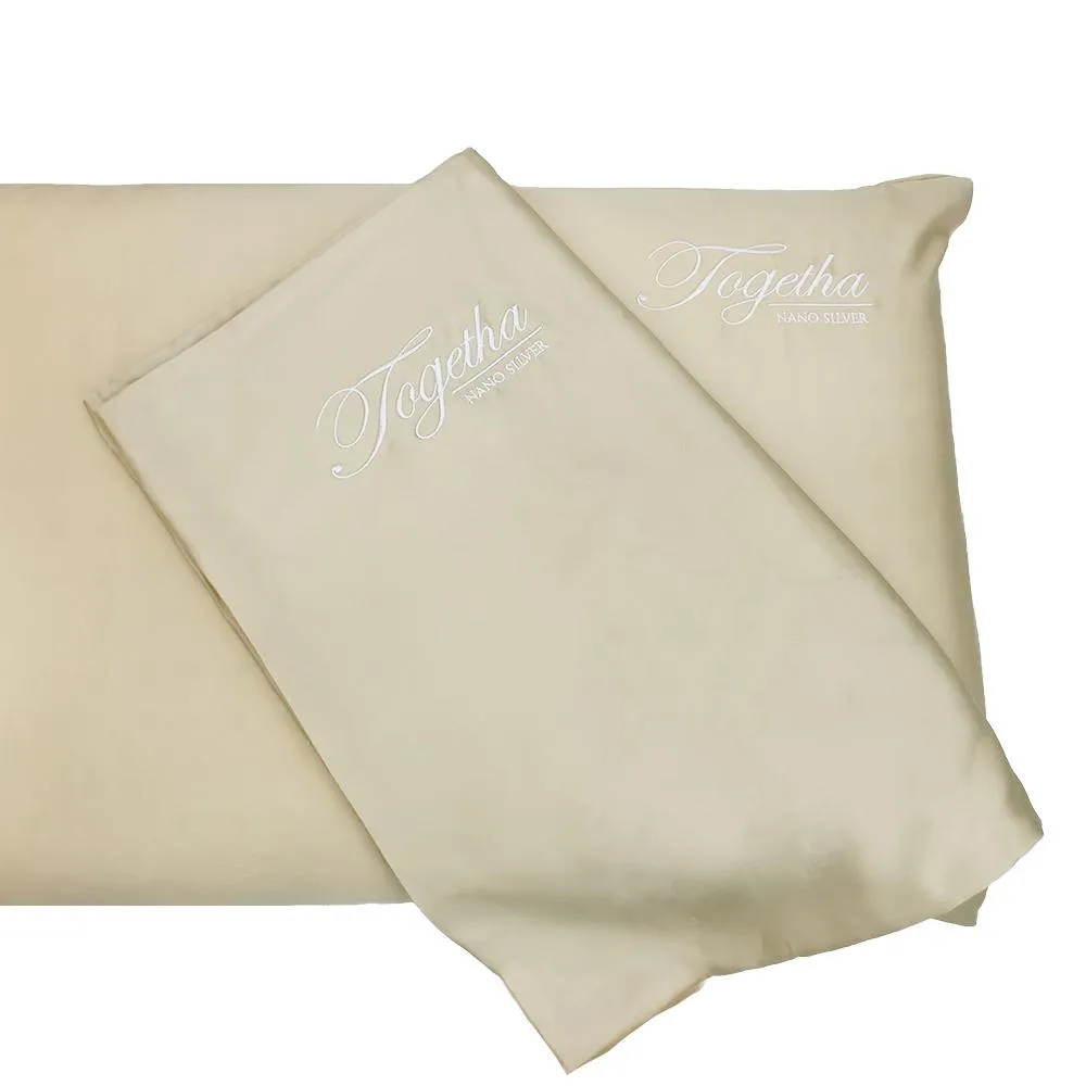 Getha Galaxy Latex Pillow Case - Tencel Nano Silver Fabric (M) (2 Pcs)