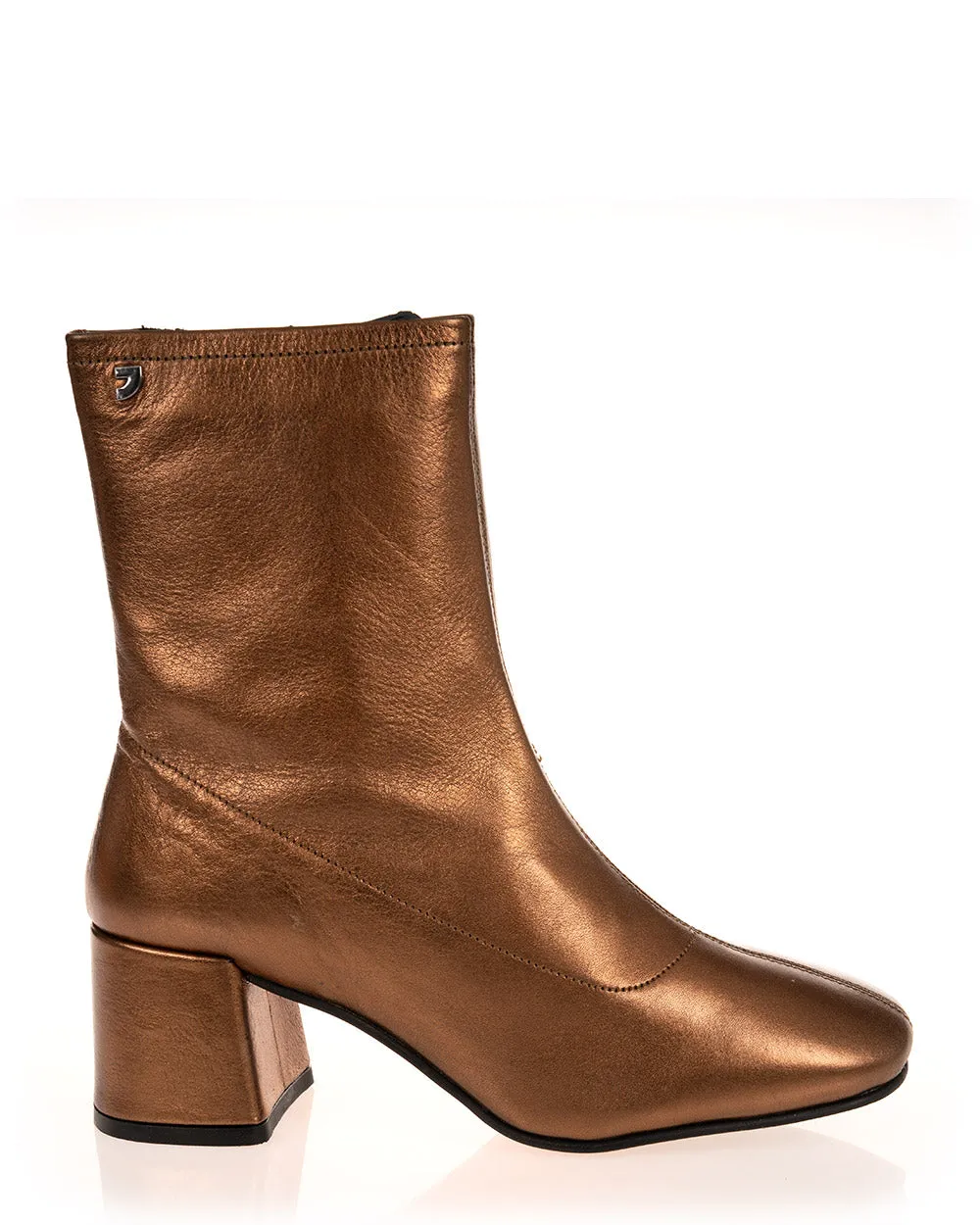 Gioseppo 70825 Evanton Bronze Leather Ankle Boot