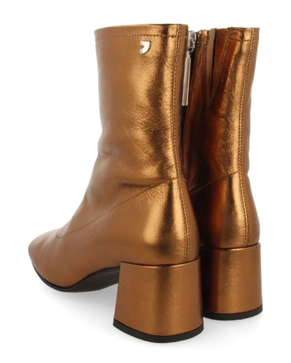 Gioseppo 70825 Evanton Bronze Leather Ankle Boot