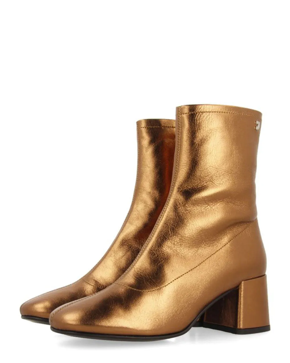 Gioseppo 70825 Evanton Bronze Leather Ankle Boot
