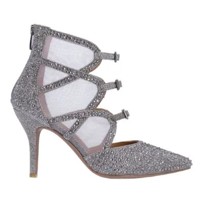 Katarina-PEWTER GLITTER/RHINESTONES | J Renee