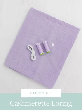 Loring Dress Kit | Lilac Yarn Dyed Handwoven Khadi Cotton Chambray