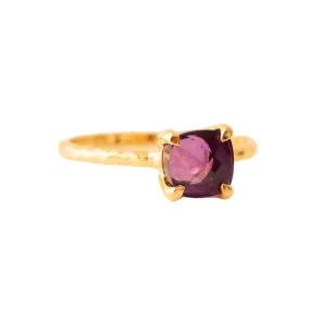 MINI PROTECT RING - AMETHYST & GOLD