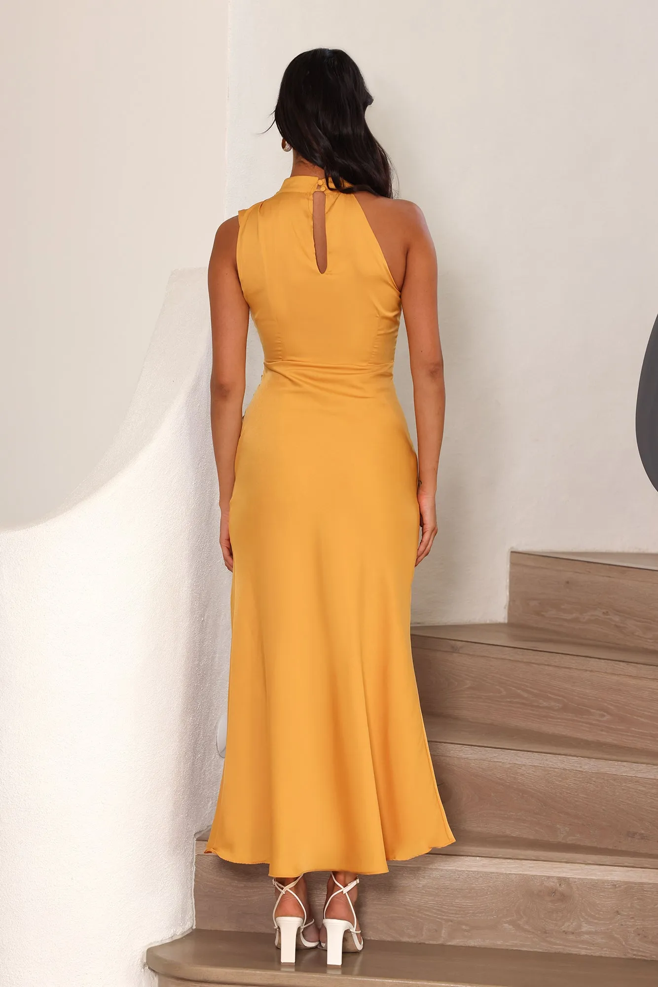 One Of All Midi Dress Yellow