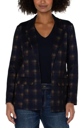 PETITE BOYFRIEND BLAZER WITH PRINCESS DART PATTERN KNIT