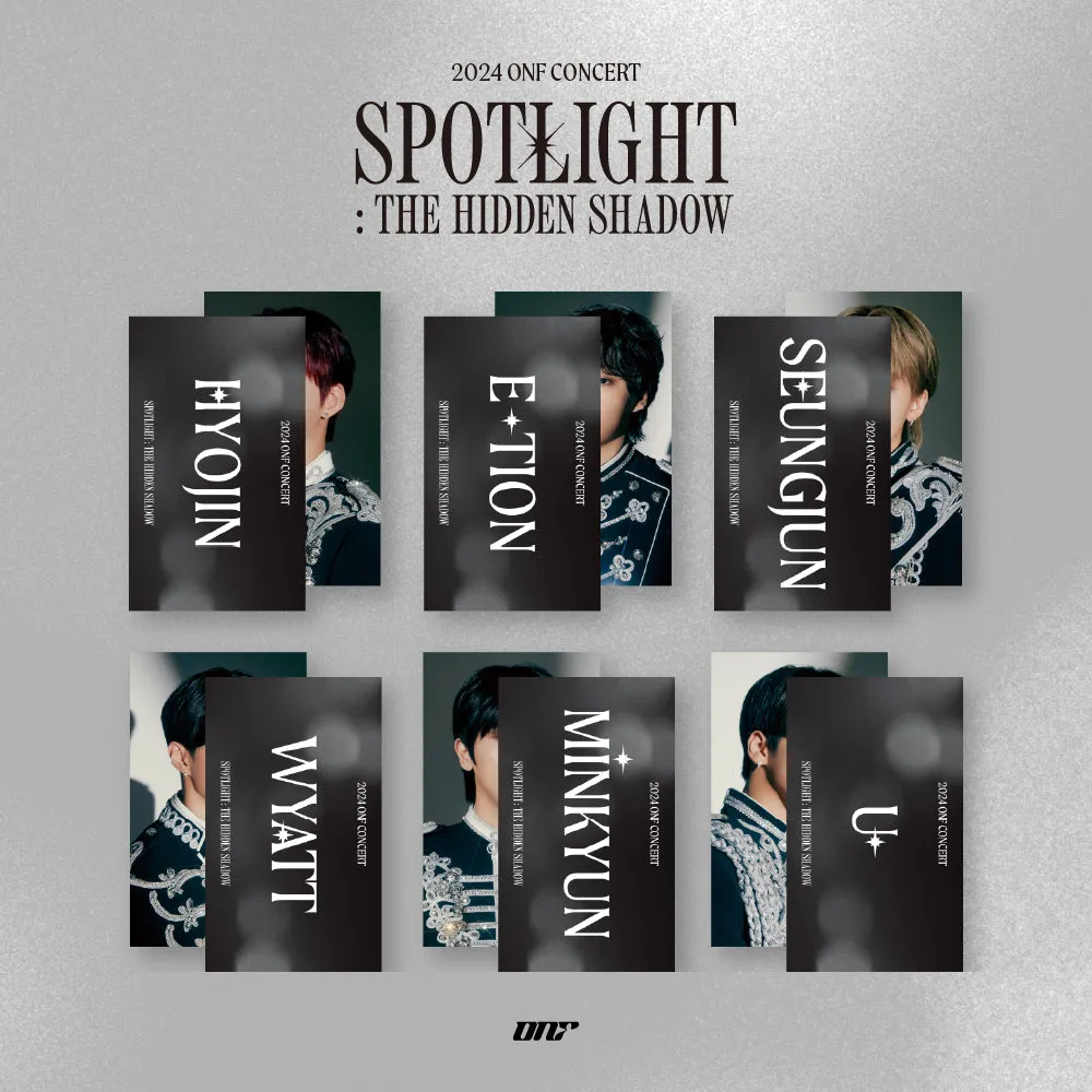(PRE-ORDER) ONF [SPOTLIGHT : THE HIDDEN SHADOW] OFFICIAL MD PHOTO SLOGAN