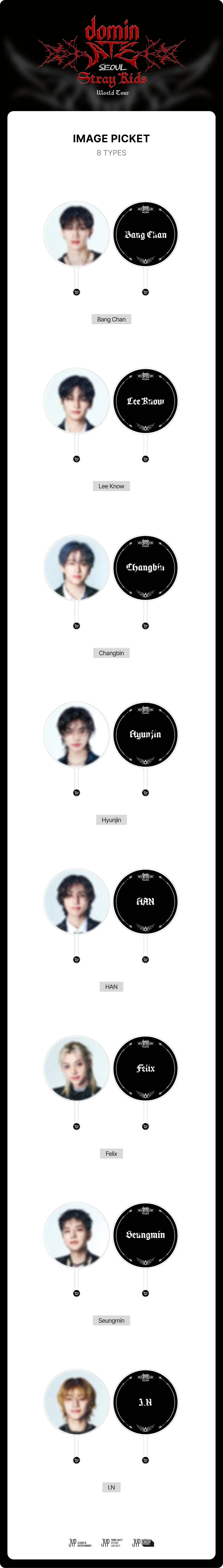 (PRE-ORDER) Stray Kids - [dominATE SEOUL] OFFICIAL MD IMAGE PICKET
