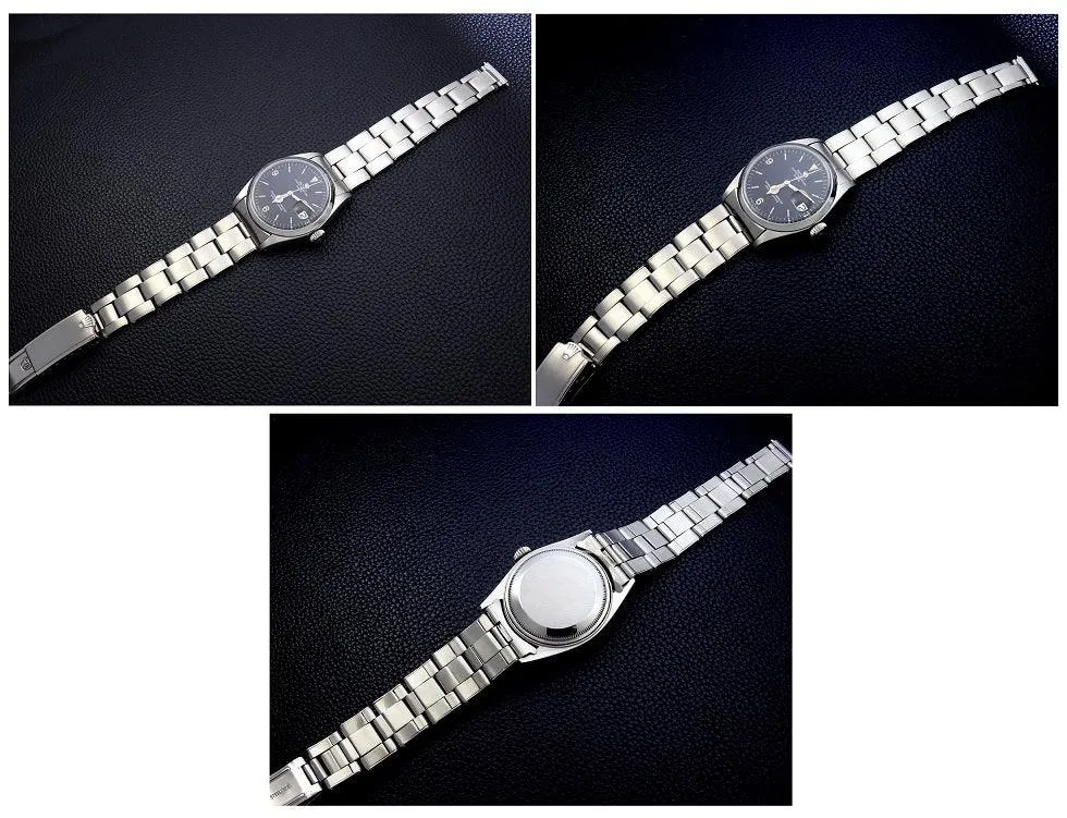 Rolex Oyster Perpetual Date Ref. 6534 Steel Explorer Dial Men's automatic winding (Good condition, overhauled) / 34mm