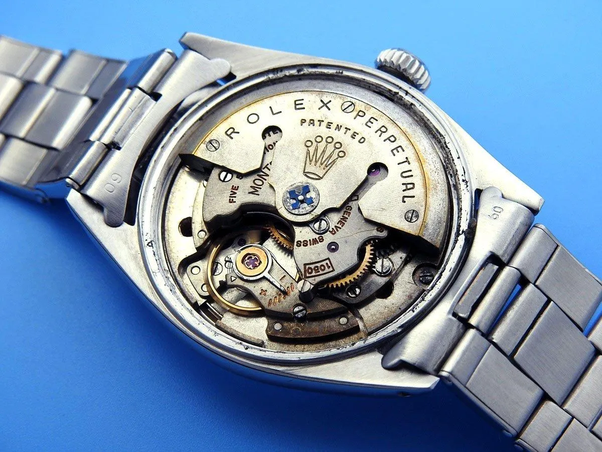 Rolex Oyster Perpetual Date Ref. 6534 Steel Explorer Dial Men's automatic winding (Good condition, overhauled) / 34mm