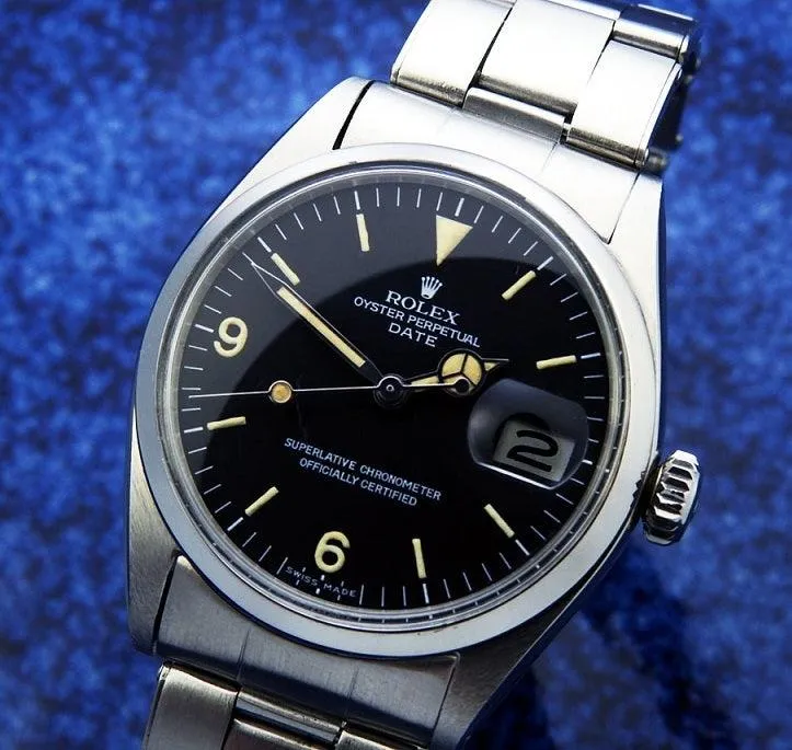 Rolex Oyster Perpetual Date Ref. 6534 Steel Explorer Dial Men's automatic winding (Good condition, overhauled) / 34mm