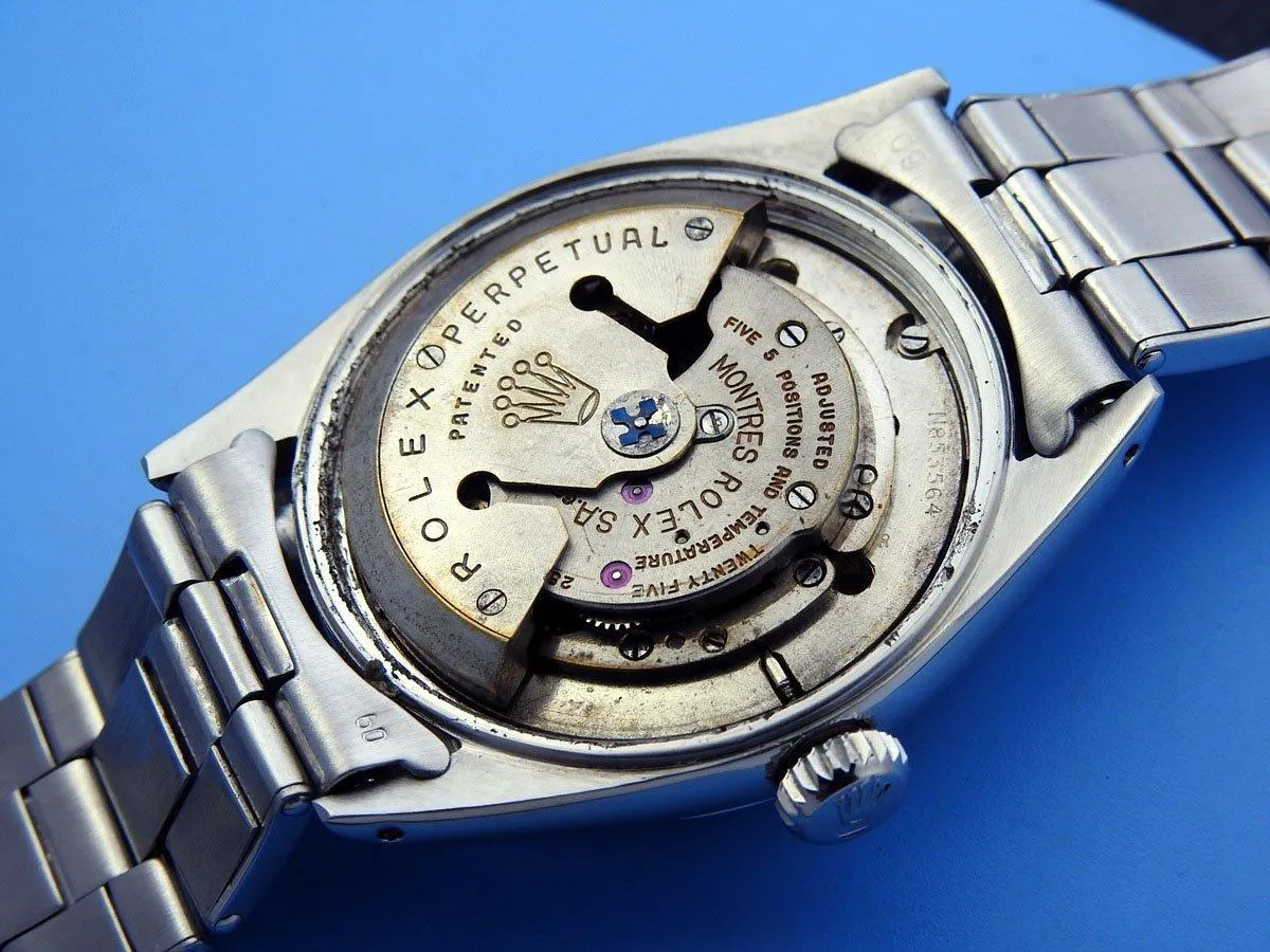 Rolex Oyster Perpetual Date Ref. 6534 Steel Explorer Dial Men's automatic winding (Good condition, overhauled) / 34mm