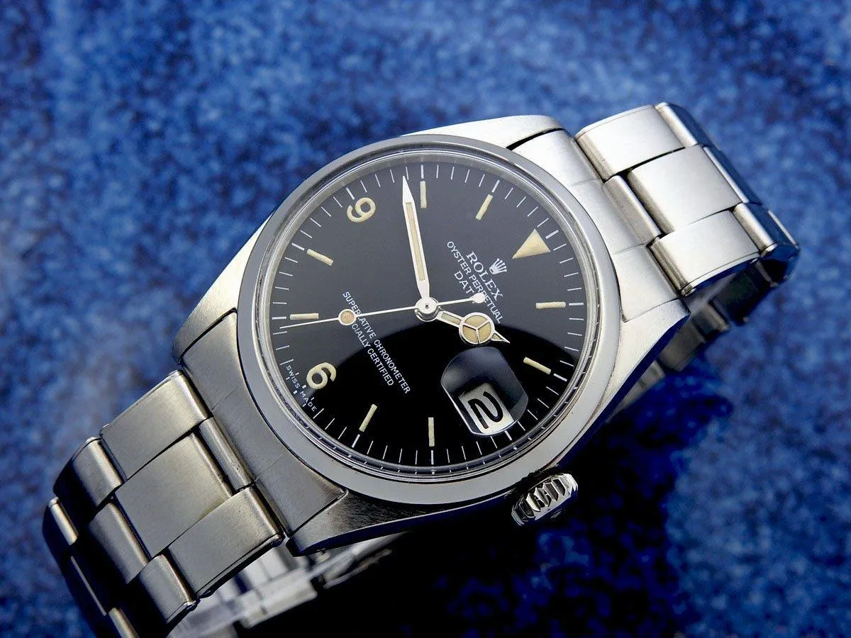 Rolex Oyster Perpetual Date Ref. 6534 Steel Explorer Dial Men's automatic winding (Good condition, overhauled) / 34mm