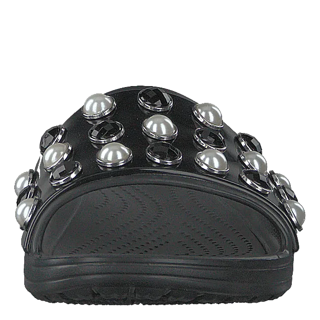 Sloane Timeless Pearl Slide Black