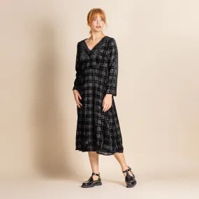 tartan vee romance dress