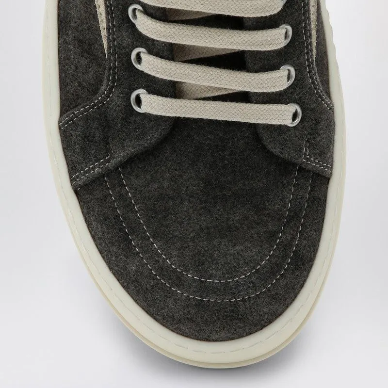 VINTAGE DUST GREY/WHITE SUEDE HIGH TOP SNAEKER