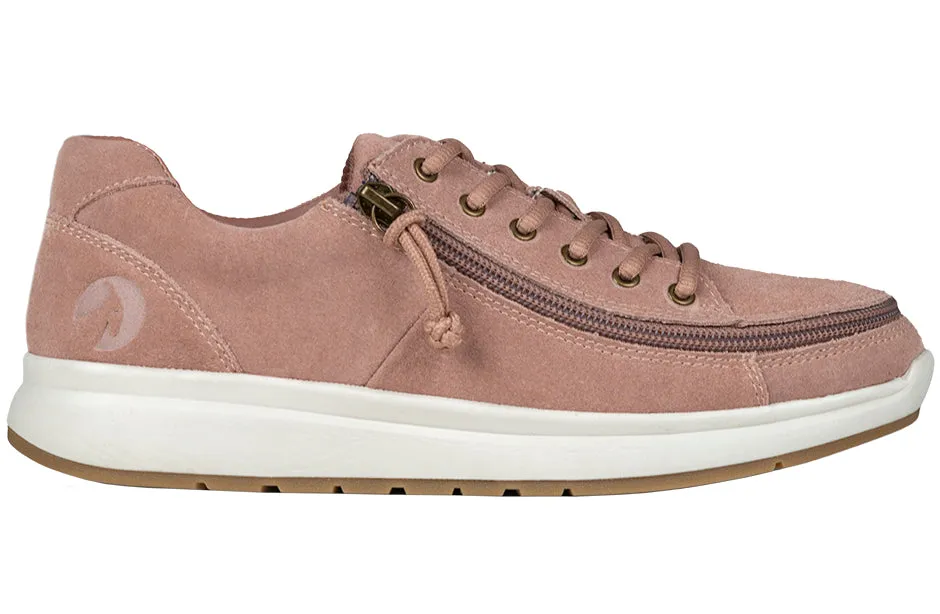 Women's Blush Suede BILLY Comfort Lows